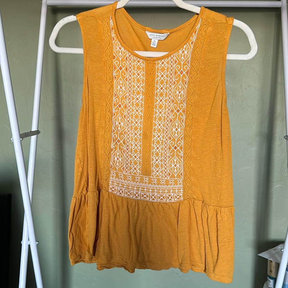 Lucky Brand Peplum Top